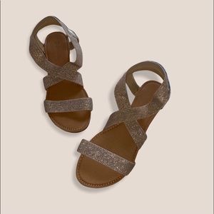 Gladiator Style Gold Sand Sandals